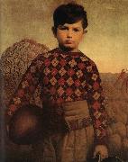 The Sweater of Plaid Grant Wood